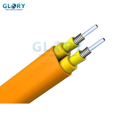 Cabo de fibra óptica interno e externo